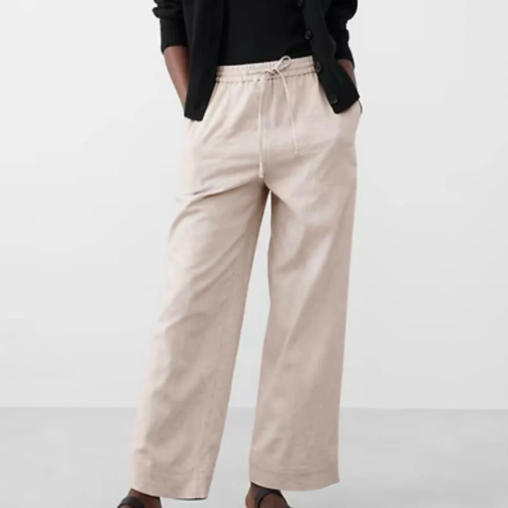 Banana Republic Linen Drawstring Trouser NWT